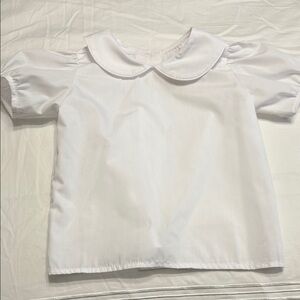 TBBC Maude’s Peter Pan White Collar Shirt 4T